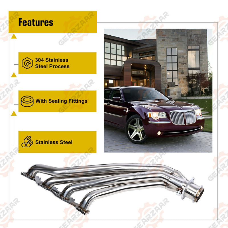 DURAFORCE Stainless Exhaust Hearder For Chrysler 300C Dodge Charger Magnum Challenger 5.7L