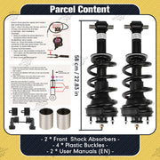 DURAFORCE Pair Front Shock Struts Assys For Escalade Tahoe GMC Sierra Denali 1500,84176631