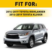 DURAFORCE For 2014-19 Toyota Highlander & Kluger Center Console Cup Holder Insert Divider