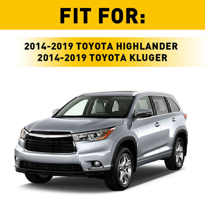 DURAFORCE For 2014-19 Toyota Highlander & Kluger Center Console Cup Holder Insert Divider