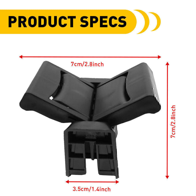 DURAFORCE For 2014-19 Toyota Highlander & Kluger Center Console Cup Holder Insert Divider