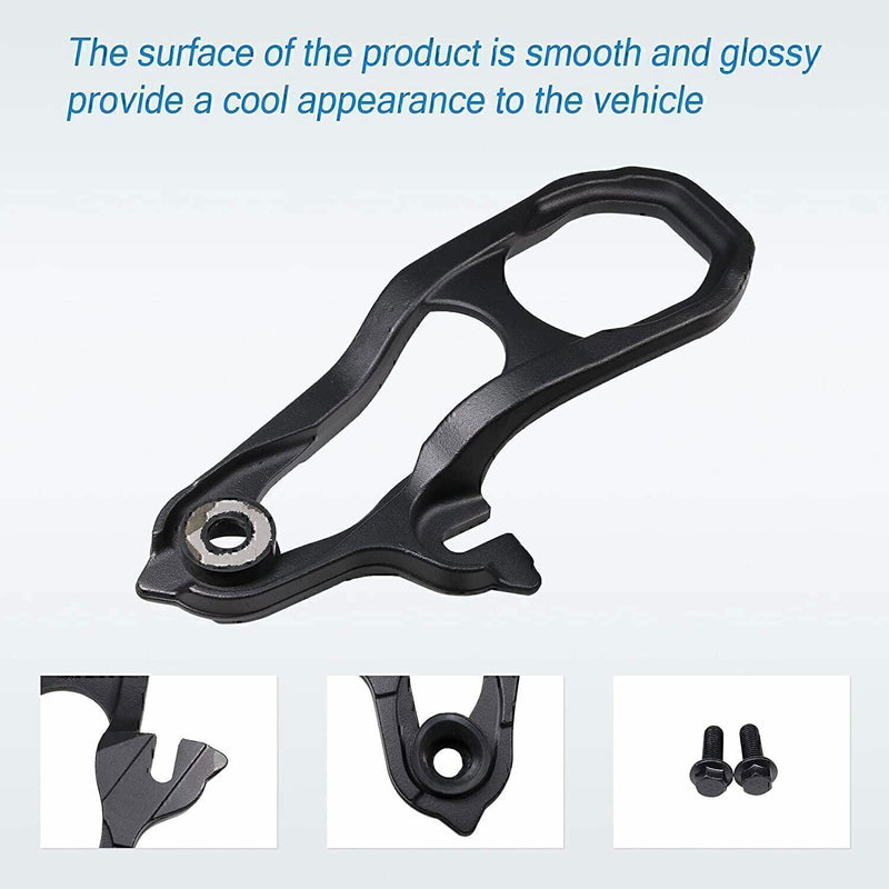 DURAFORCE For 2019-2023 Dodge Ram 1500 DT Front Black Tow Hooks Left +Right w/Hardware Kit