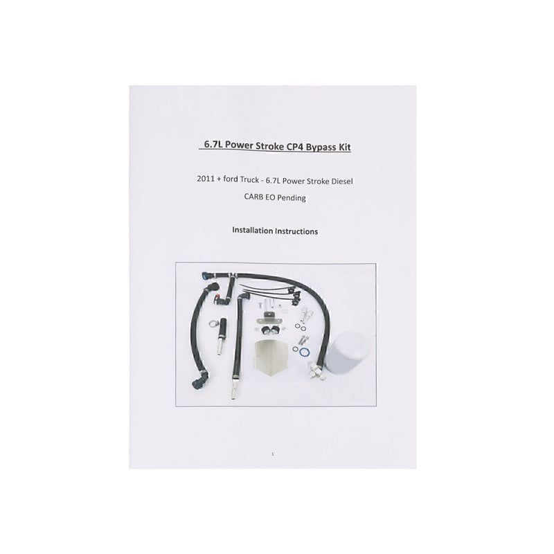 DURAFORCE Gen2.1 CP4.2 Disaster Bypass Set Fit For 2011-2022 Ford 6.7L Powerstroke Diesel