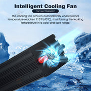 DURAFORCE Power Inverter 2000W 4000W 12V DC to 110V 120V AC LCD Cable Car Boat RV D Auto
