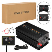 DURAFORCE Power Inverter 2000W 4000W 12V DC to 110V 120V AC LCD Cable Car Boat RV D Auto