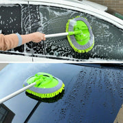DURAFORCE Adjustable Telescopic Car Wash Brush Kit Mop Long Handle Vehicle Cleaning Tool -
