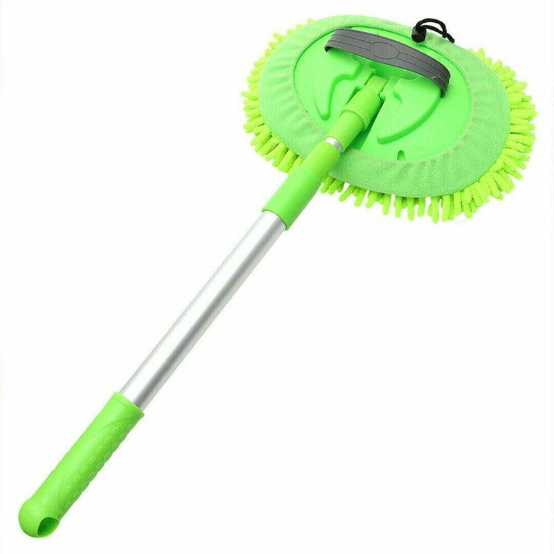 DURAFORCE Adjustable Telescopic Car Wash Brush Kit Mop Long Handle Vehicle Cleaning Tool -