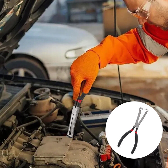 DURAFORCE 2x Electrical Disconnect Pliers Fuel Line Petrol Clip Pipe Pliers Repair Tools