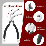 DURAFORCE 2x Electrical Disconnect Pliers Fuel Line Petrol Clip Pipe Pliers Repair Tools