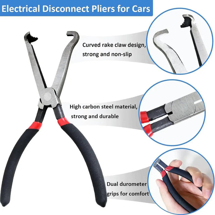 DURAFORCE 2x Electrical Disconnect Pliers Fuel Line Petrol Clip Pipe Pliers Repair Tools