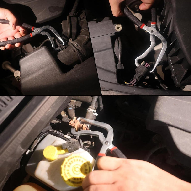 DURAFORCE 2x Electrical Disconnect Pliers Fuel Line Petrol Clip Pipe Pliers Repair Tools