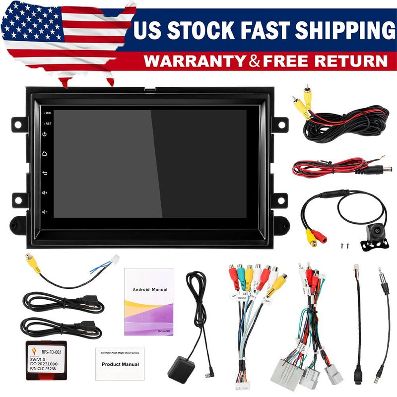 DURAFORCE FOR FORD F150 2004-2008 7" ANDROID CARPLAY CAR STEREO RADIO GPS NAV WIFI BT | US