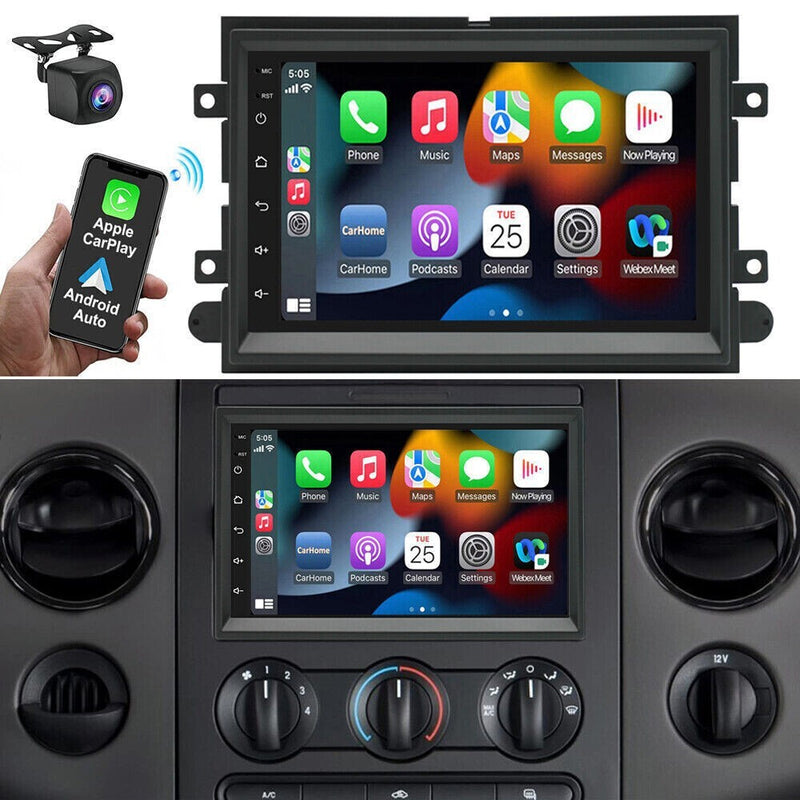 DURAFORCE FOR FORD F150 2004-2008 7" ANDROID CARPLAY CAR STEREO RADIO GPS NAV WIFI BT | US