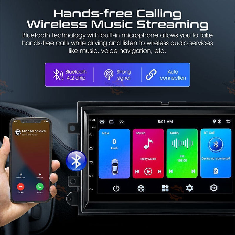 DURAFORCE FOR FORD F150 2004-2008 7" ANDROID CARPLAY CAR STEREO RADIO GPS NAV WIFI BT | US