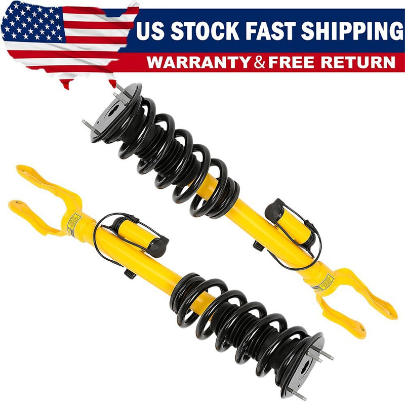 DURAFORCE 2 Front Shock Struts w/ Electric For Jeep Grand Cherokee Overland SRT8 2012-2015
