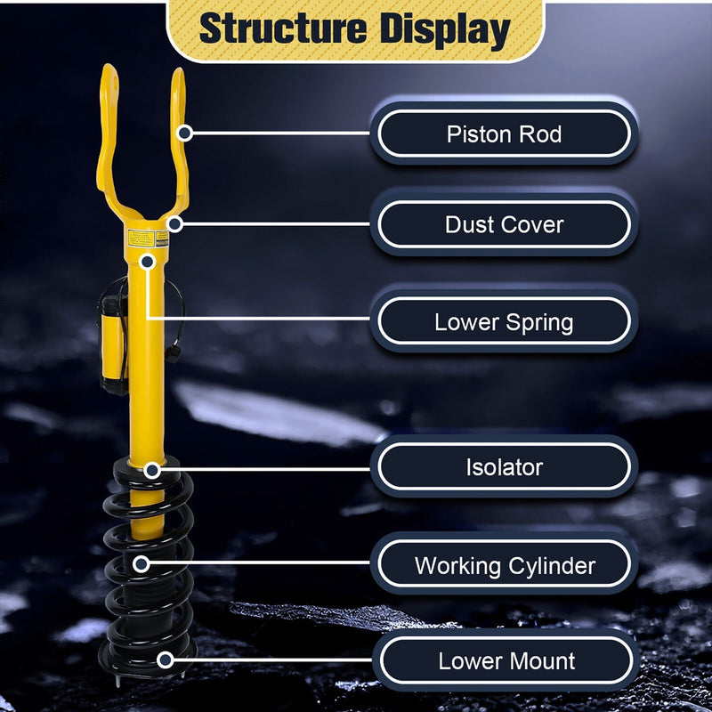 DURAFORCE 4x For Jeep Grand Cherokee SRT SRT8 Front &Rear Shock Struts Assembly 2012-2015