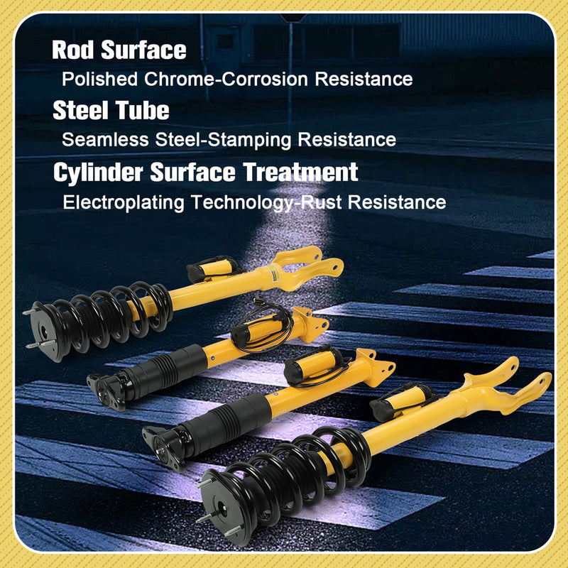 DURAFORCE 4x For Jeep Grand Cherokee SRT SRT8 Front &Rear Shock Struts Assembly 2012-2015