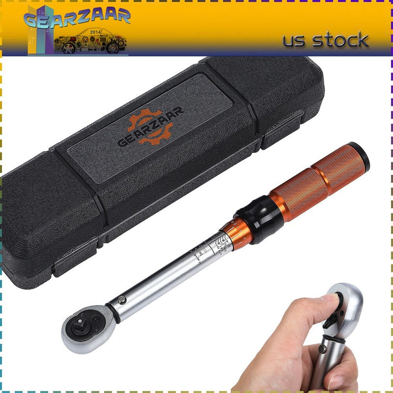 DURAFORCE Torque Wrench tool 1/4" Drive 2-20Nm Bicycle Ratchet Adjustable w/Box Calibrated