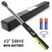 DURAFORCE Digital Torque Wrench Adjustable Electric Torque Wrench-tool 1/2" Drive 10-200NM