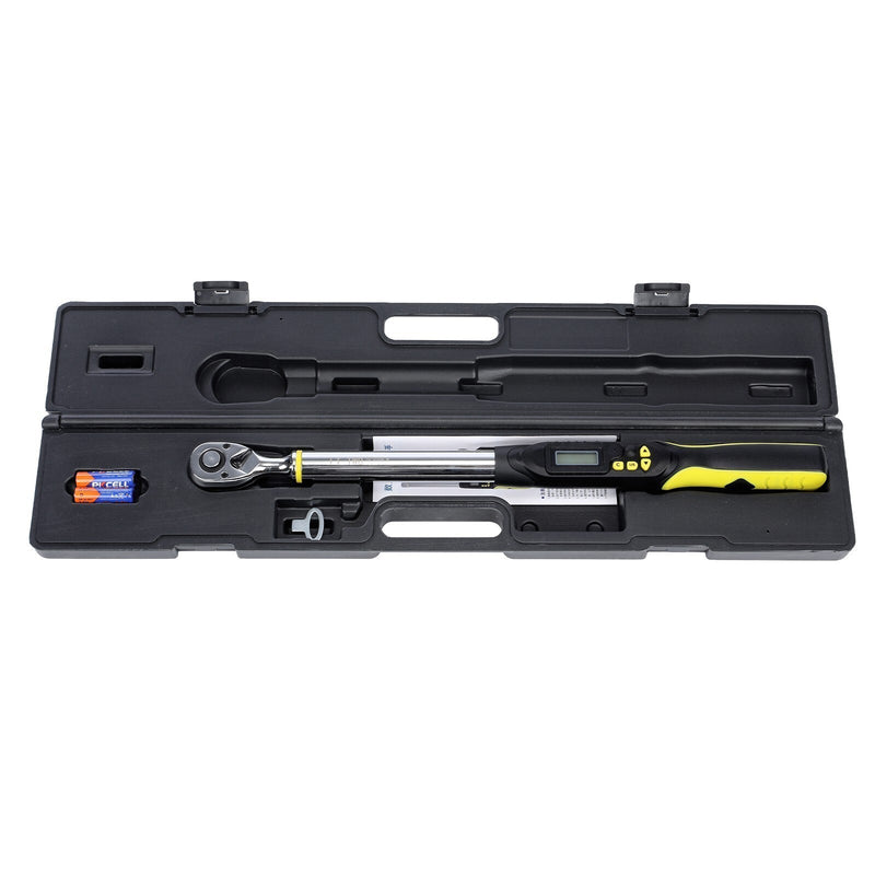 DURAFORCE Digital Torque Wrench Adjustable Electric Torque Wrench-tool 1/2" Drive 10-200NM