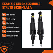 DURAFORCE 2pc Rear Air Suspension Shock Struts For Nissan Armada 5.6L V8 2017-2023