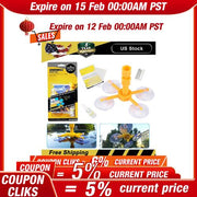 DURAFORCE Car Windshield Repair Kit Fit Auto Glass Nano Crack Repair Fluid Windshield!