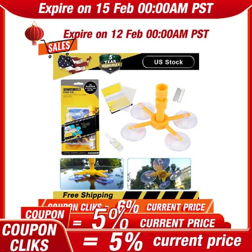 DURAFORCE Car Windshield Repair Kit Fit Auto Glass Nano Crack Repair Fluid Windshield!