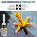 DURAFORCE Car Windshield Repair Kit Fit Auto Glass Nano Crack Repair Fluid Windshield!