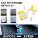 DURAFORCE Car Windshield Repair Kit Fit Auto Glass Nano Crack Repair Fluid Windshield!