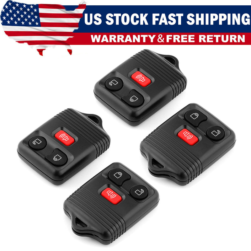 DURAFORCE 4X Keyless Entry Car Remote Control Key Fob Transmitter Alarm For Ford F150,F250