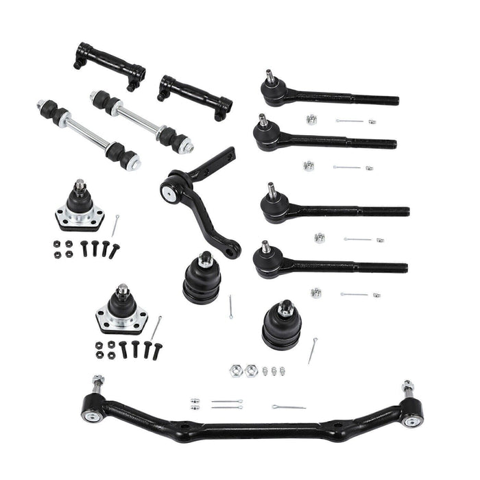 DURAFORCE 14pc Complete Front Suspension Kit Fit for Chevy Blazer S10 and GMC Jimmy 2WD