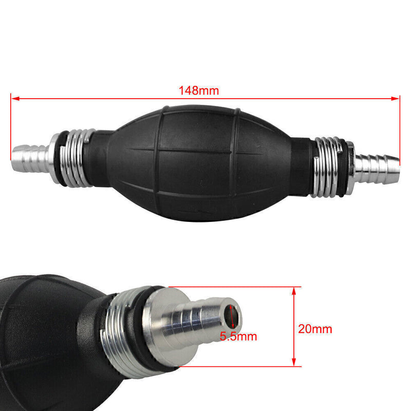 DURAFORCE 3/8'' Hand Primer Bulb Outboard Car Marine Boat Gas Fuel Line Pump All Fuels