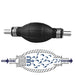 DURAFORCE 3/8'' Hand Primer Bulb Outboard Car Marine Boat Gas Fuel Line Pump All Fuels