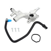 DURAFORCE Aluminum Water Outlet Thermostat Housing +Hose for 11-16 Chevry Cruze Sonic Trax