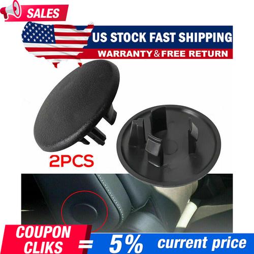 DURAFORCE 2pc Armrest Rear Seat Cover Cap Fits 2007-18 Chevy Tahoe Yukon Cadillac Suburban