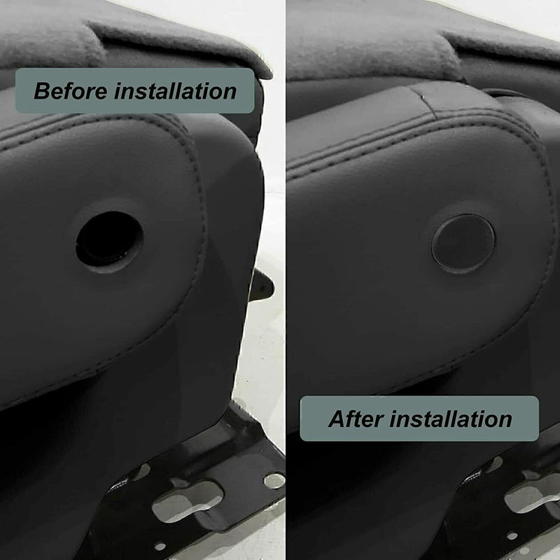 DURAFORCE 2pc Armrest Rear Seat Cover Cap Fits 2007-18 Chevy Tahoe Yukon Cadillac Suburban