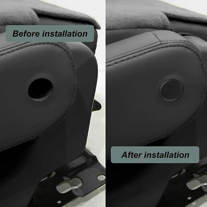 DURAFORCE 2pc Armrest Rear Seat Cover Cap Fits 2007-18 Chevy Tahoe Yukon Cadillac Suburban