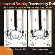 DURAFORCE Bearing Disassembly Puller Inner Hole Puller Removal Tool Three-jaw Puller Set !