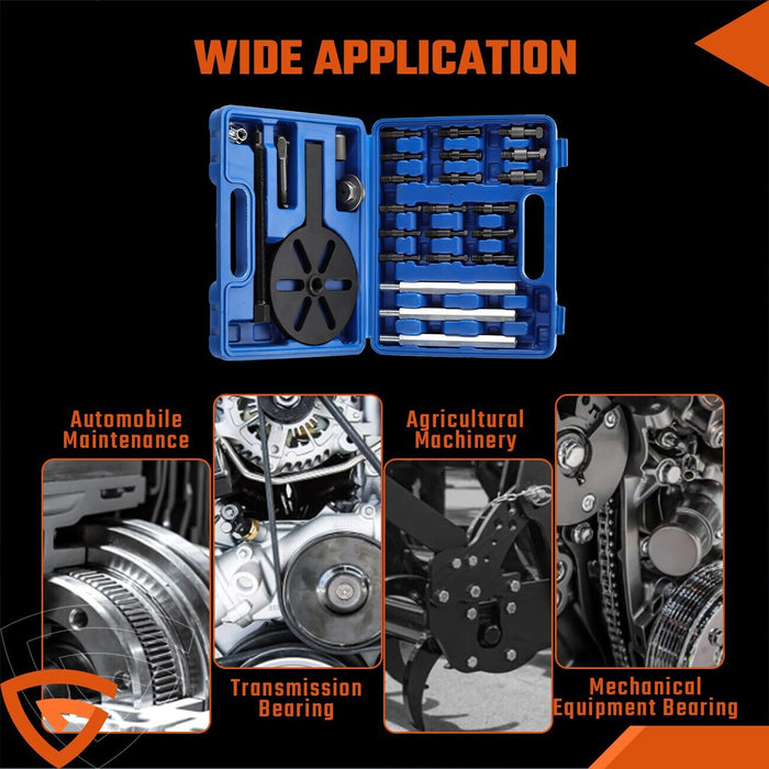 DURAFORCE Bearing Disassembly Puller Inner Hole Puller Removal Tool Three-jaw Puller Set !