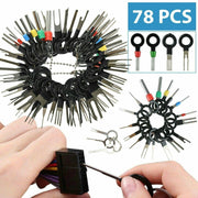 DURAFORCE 78Pcs Wire Terminal Removal Tool Car Electrical Wiring Crimp Connector Pin