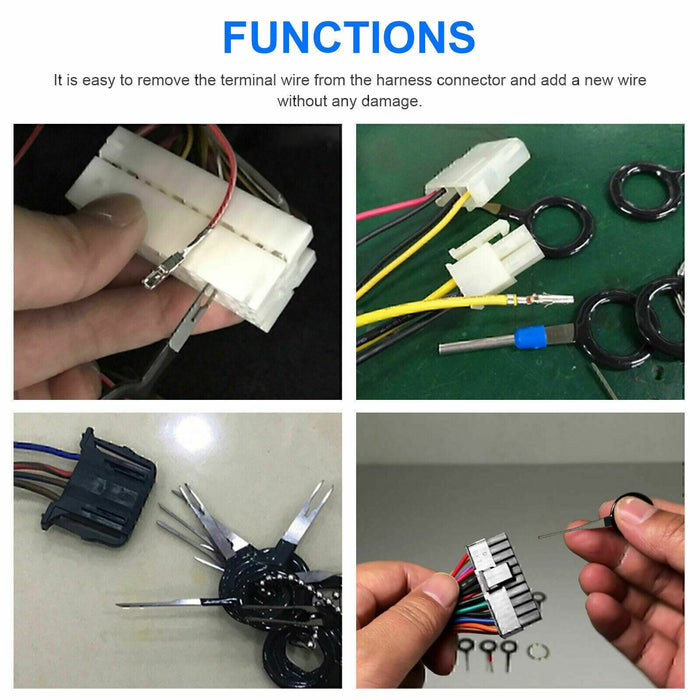 DURAFORCE 78Pcs Wire Terminal Removal Tool Car Electrical Wiring Crimp Connector Pin
