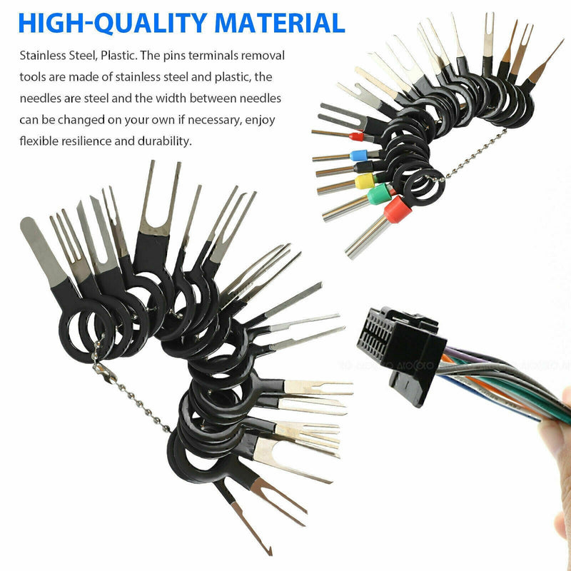 DURAFORCE 78Pcs Wire Terminal Removal Tool Car Electrical Wiring Crimp Connector Pin