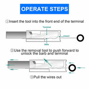 DURAFORCE 78Pcs Wire Terminal Removal Tool Car Electrical Wiring Crimp Connector Pin
