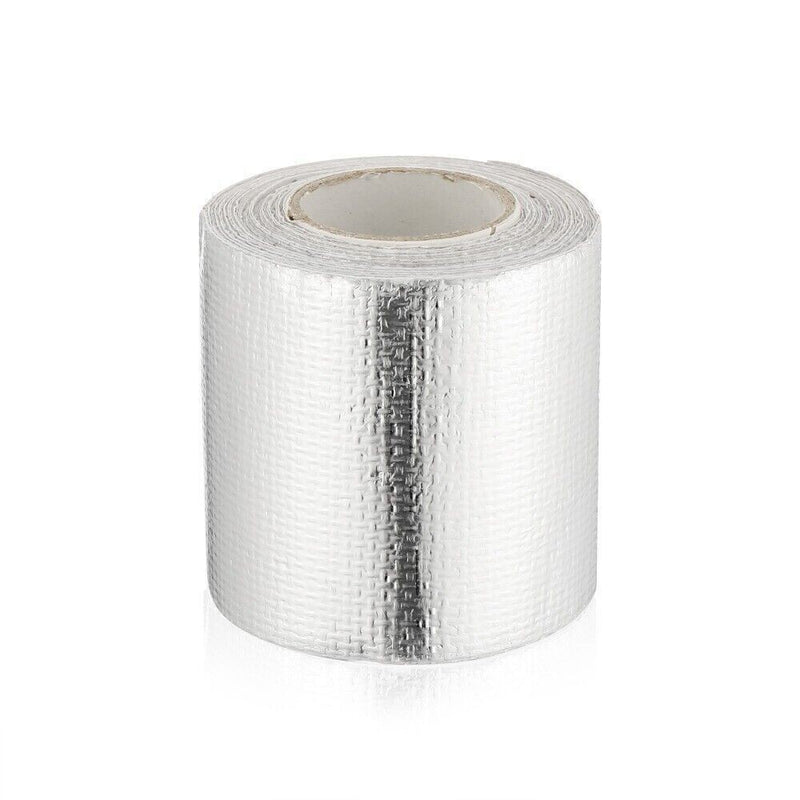 DURAFORCE 2"x16'Adhesive Exhaust Header Turbo Manfold Pipe Aluminum Heat Shield Wrap Tape!