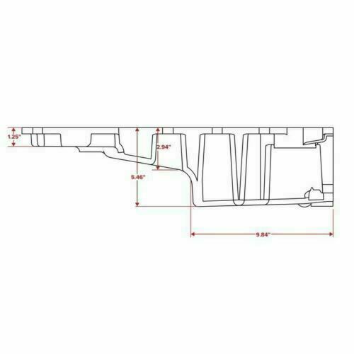 DURAFORCE FOR LS Swap Conversion Oil Pan Retrofit Low Profile LS1 LS2 LS3 LS6 4.8 5.3 6.0L