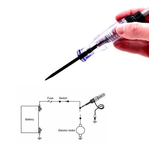 DURAFORCE Test Light Car Circuit Tester Probe 6V 12V 24V Voltage Continuity Tester Car US*
