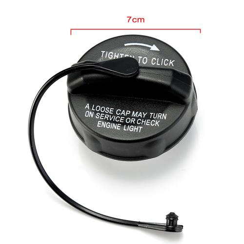 DURAFORCE For 1999-2019 Jeep Dodge Chrysler Non-Locking Fuel Filler Gas Cap W/Tether Blac!