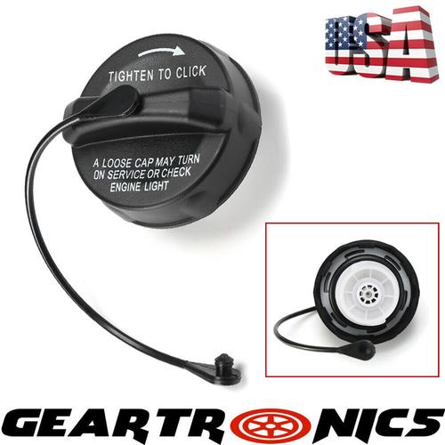 DURAFORCE For 1999-2019 Jeep Dodge Chrysler Non-Locking Fuel Filler Gas Cap W/Tether Blac!
