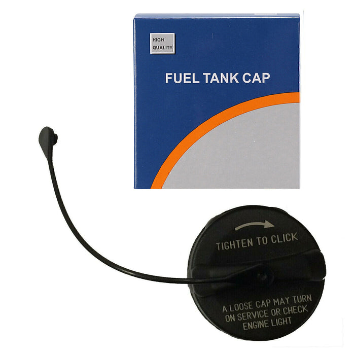 DURAFORCE For 1999-2019 Jeep Dodge Chrysler Non-Locking Fuel Filler Gas Cap W/Tether Blac!