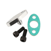 DURAFORCE Turbo Oil Feed Line Flange Gasket 4AN 4 AN Fitting Adapter For T3 T4 T04E